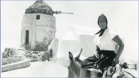 Margaret E Kenna in Anafi