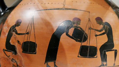 Depitcion of Ancient Greek Business - Metropolitan Museum of Art - Cambridge University - CCGS