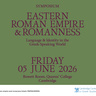 Romanness Invitation Poster