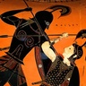 Urn showing Achilles Killing Pentheselia