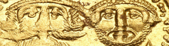 Cambridge Centre for Greek Studies - Image of Byzantine Coin - courtesy numisbids.com